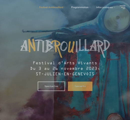 Festival Antibrouillard - Festival d'Arts Vivants