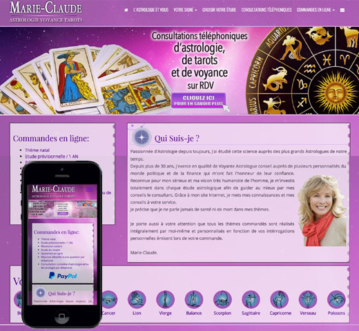 Marie-Claude - Astrology Clairvoyance and Tarots
