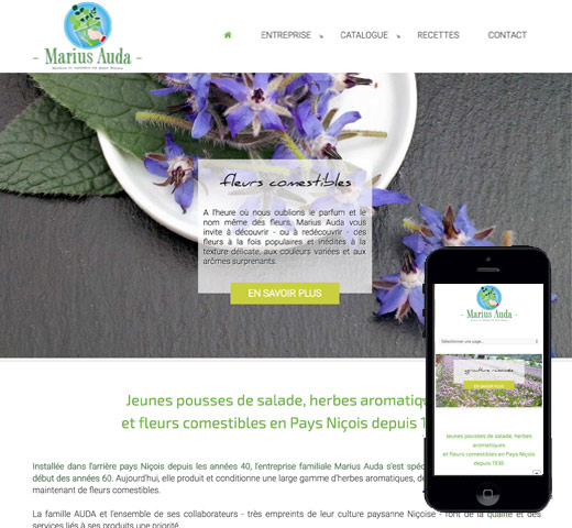 Marius Auda - Aromatic herbs and salads in the Nice region