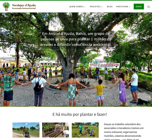 Verdejar d'Ajuda - Un million d'arbres sur la Côte de la Découverte (Bahia, Brésil)